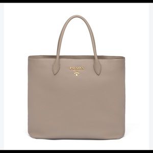 100% Auth NWT Prada Daino Shopper Tote Bag